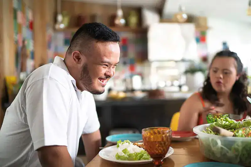 Empowering Weight Loss: A Comprehensive Guide for Individuals with Disabilities 2 Image of a disabled man and balance around nutrition to aid weight loss Sunbury